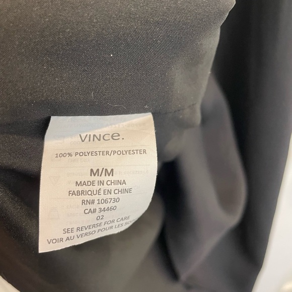 Vince Charcoal V-Neck Dress with pockets - Picture 5 of 6